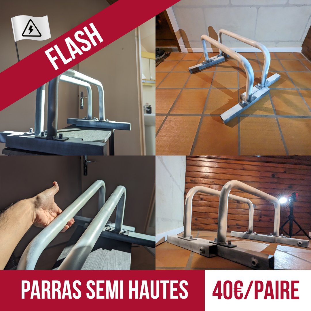 Parrallètes semi-hautes made in Flash