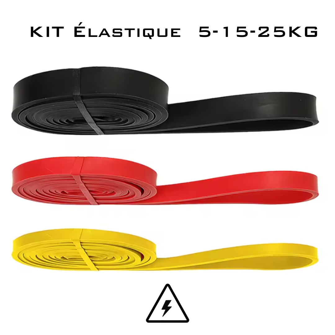 Kit Bandes élastiques - 5-15-25kg